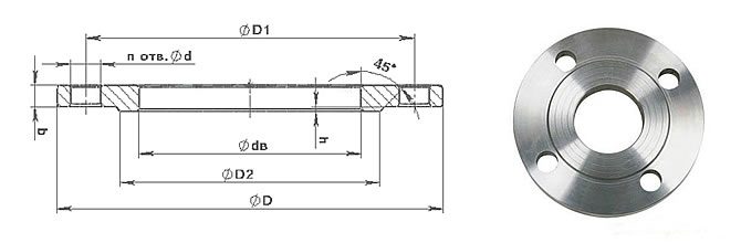 GOST 12820-80, ГОСТ 12820-80 Plate Flange PN1.0Mpa | JIS 10K.