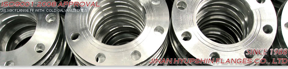 PN16 FLANGE, DIN PN16 FLANGE, TWO WATER LINE, YELLOW PAINT, PN10 FF FLANGE, PN16 RF FLANGE, SHANDONG HYUPSHIN FLANGES CO., LTD